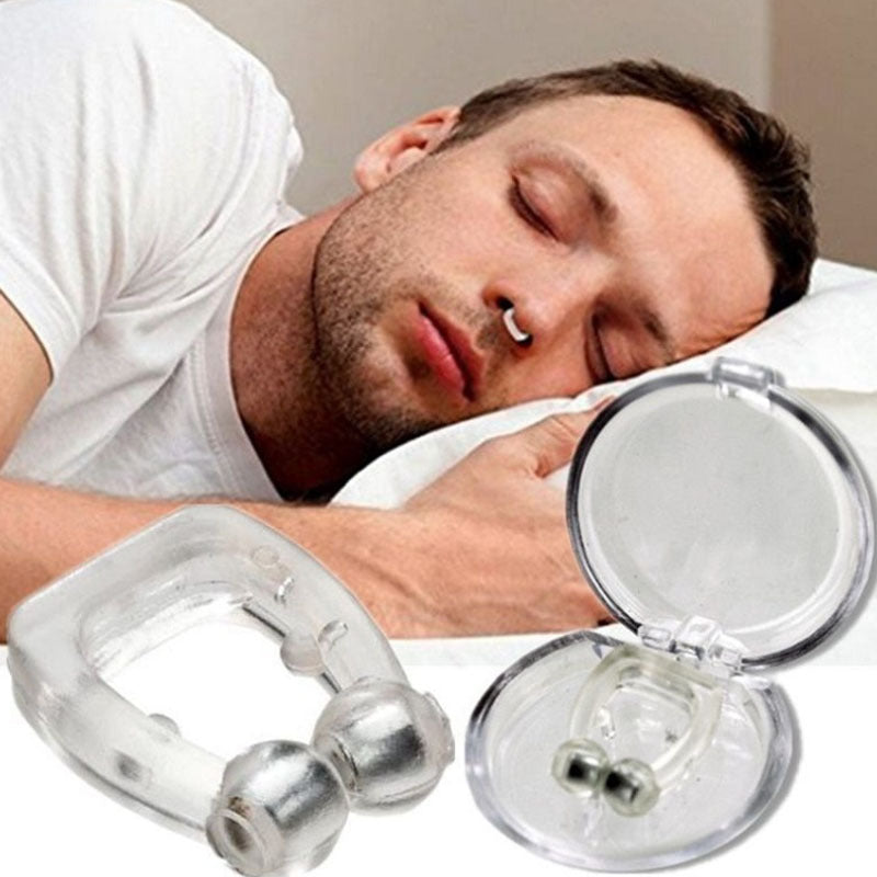 Mini Magnetic Anti-snoring Silicone Nose Clip Mini Magnetic Anti-snoring Silicone Nose Clip